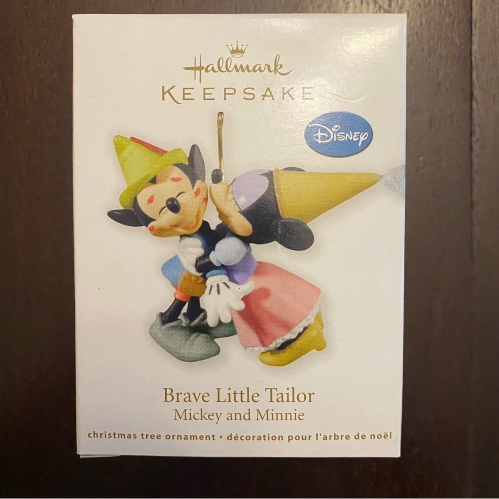 Hallmark Keepsake Brave Little Tailor Ornament Box - White and Gold